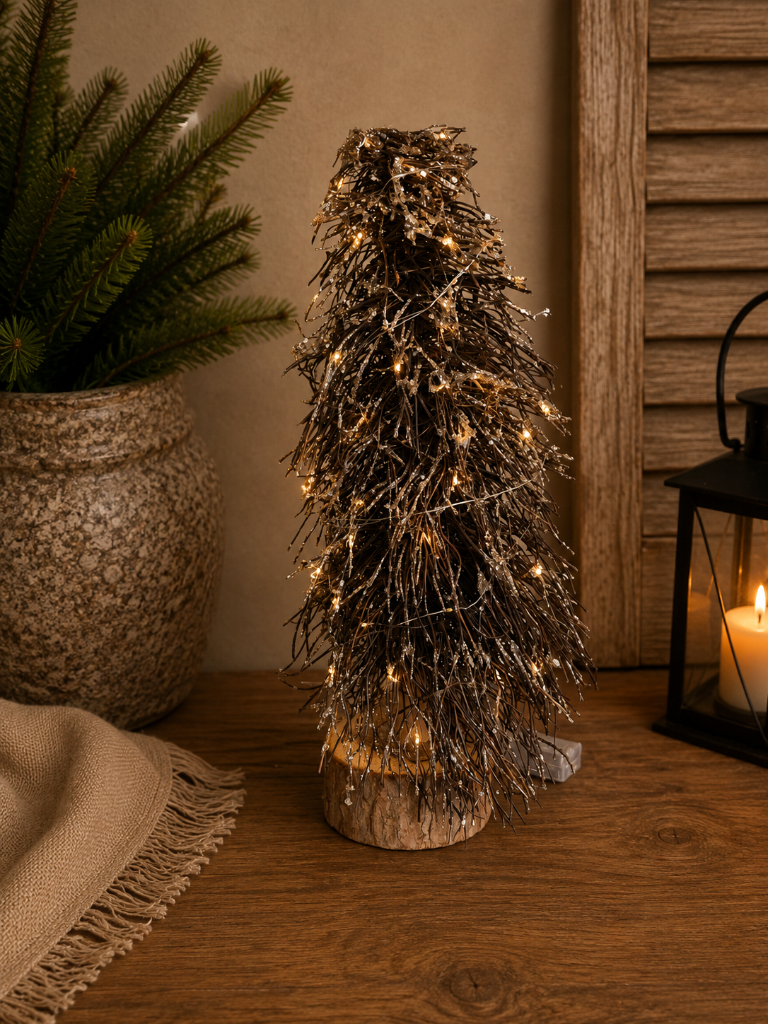 Decoratief Twijgenboompje met LED-verlichting