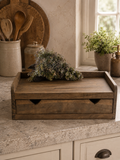 Houten Plateau met Lade