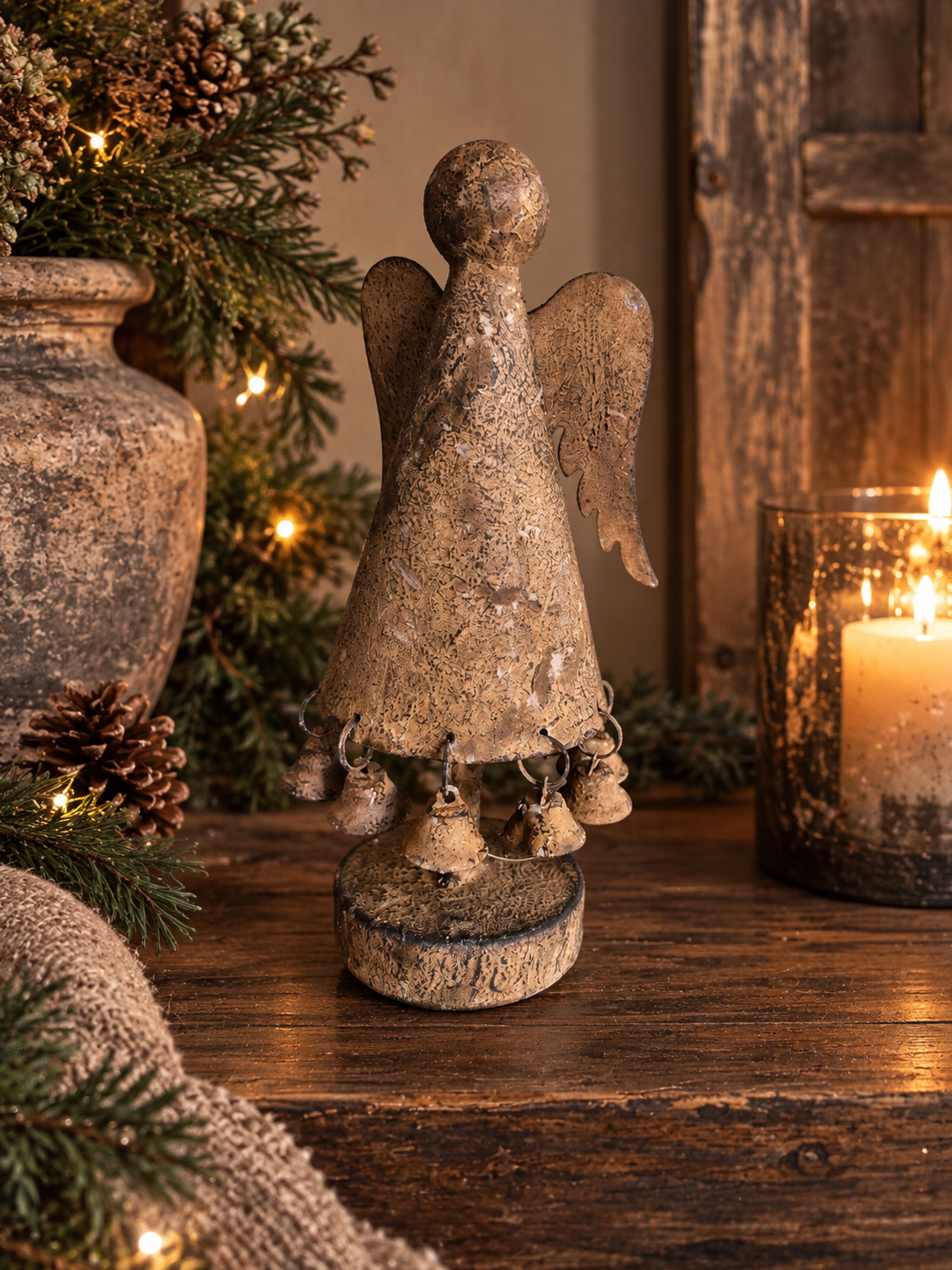 Decoratieve Engel met Belletjes 22 cm