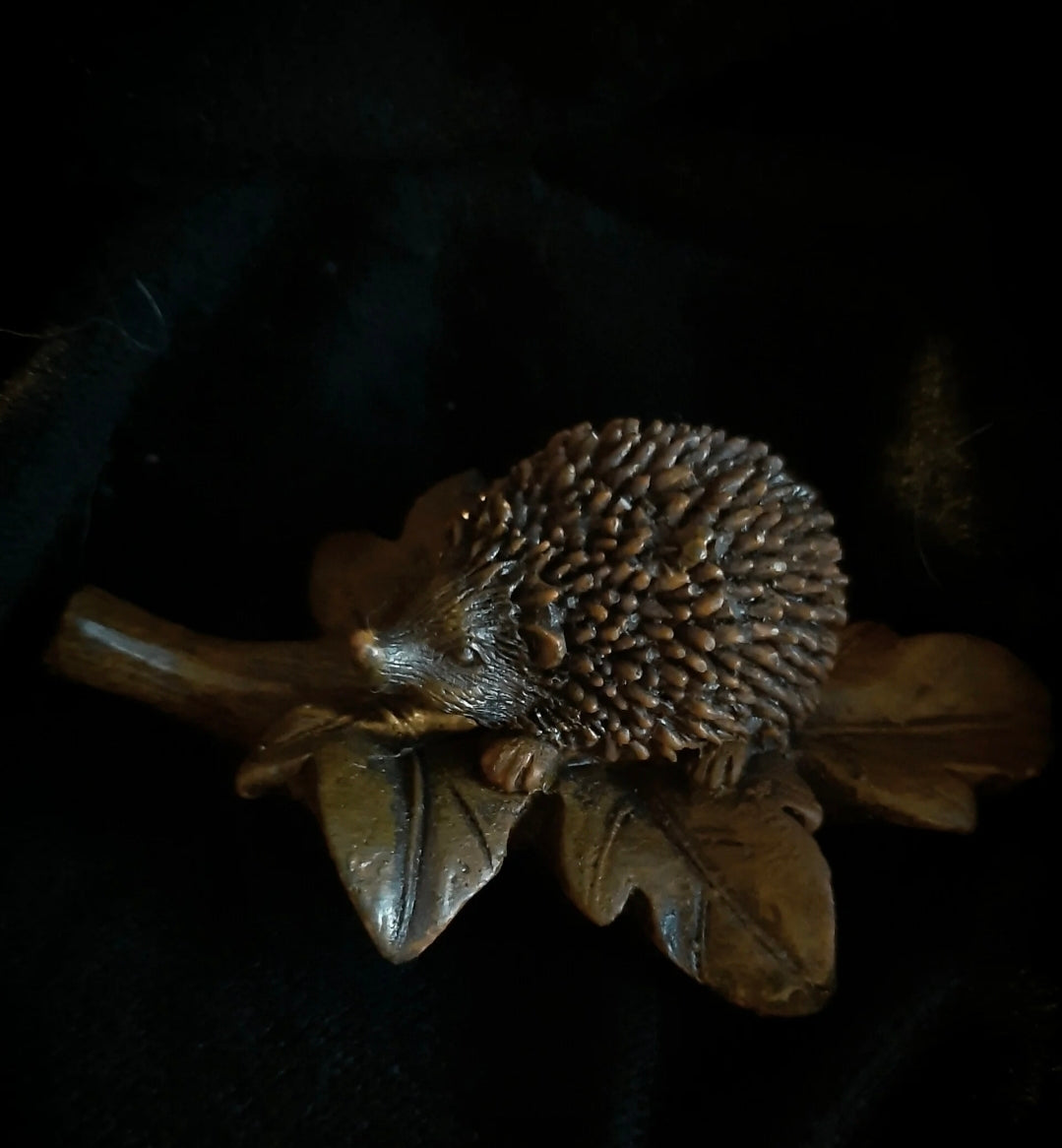 Egel bruin blad