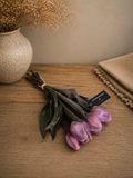 Kunst tulpen paars