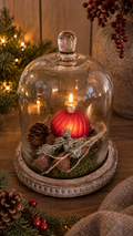 Kerststolp met led kerstbal